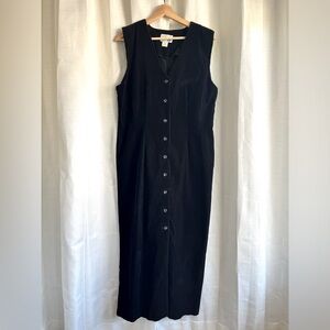 VTG Corduroy Button Front Dress